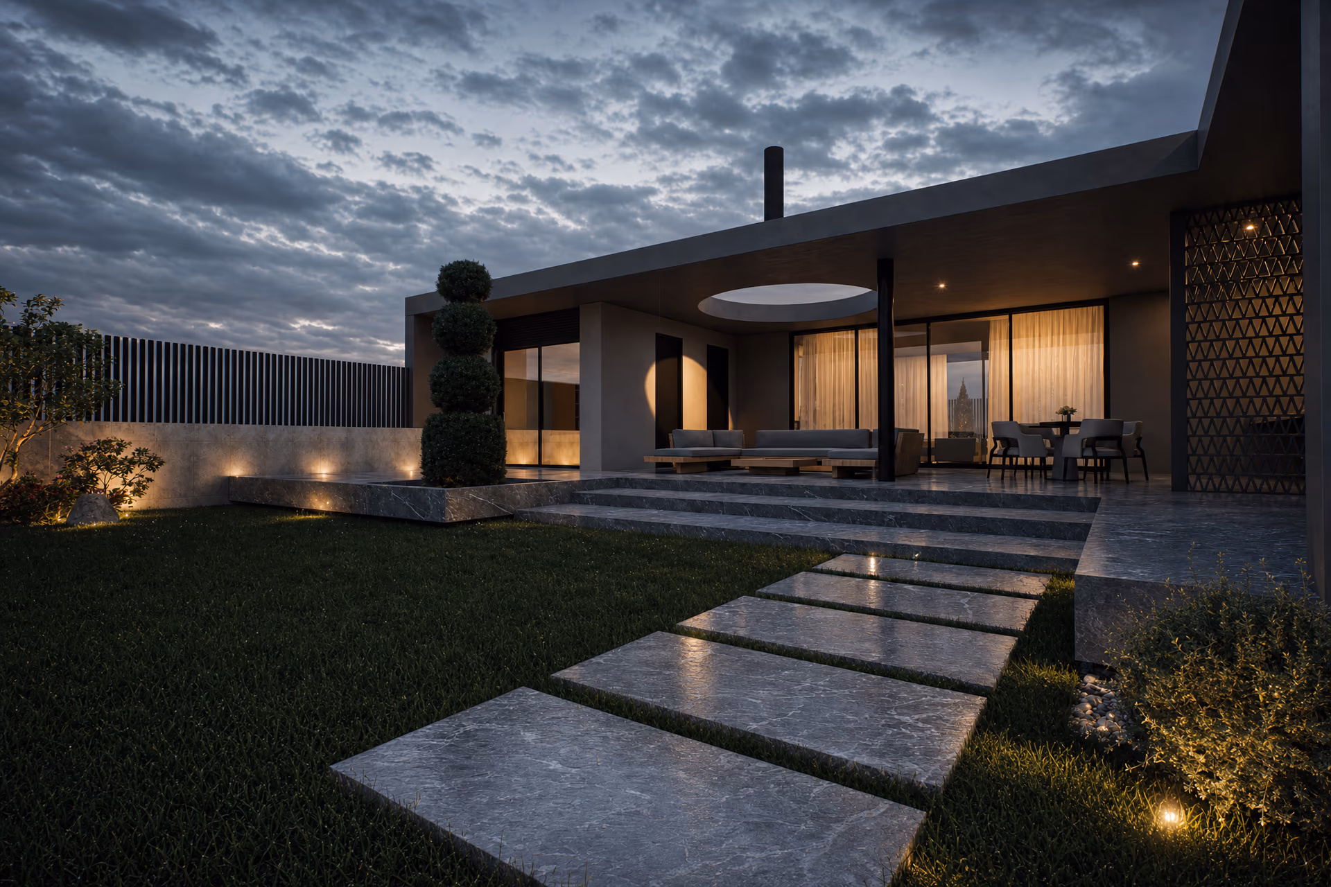 U Shaped Villa